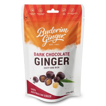 Buderim Dark Choc Ginger 150g 